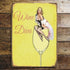 Pin Up Wine Diva - Metal Humour Wall Sign