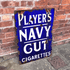 Players Navy Cut - Metal Advertising Plaque Wall Sign