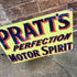 Pratt'S Perfection Motor Spirit - Metal Advertising Wall Sign
