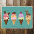 Retro Dairy Fresh Ice Cream  Metal Sign Humorous Plaque