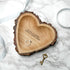 Rustic Carved Wooden Heart Dish