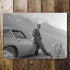 Sean Connery Aston Martin Jame Bond 007 Landscape - Metal Advertising Wall Sign