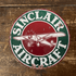 Sinclair Aircraft Garage Circle - Metal Street Sign Wall Sign