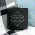 Thank You For Being My Best Man Black Matte Hip Flask