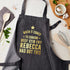 Personalised Grey Denim Cooking Apron TM660