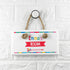 Personalised Kid's Colourful White Door Sign