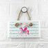 Personalised Kid's Unicorn White Door Sign