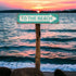 To The Beach Arrow - Metal Sign Plaque