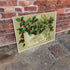 Vintage Christmas Holly Telegram   - Metal  Wall Sign