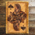Vintage Playing Card Queen Of Spades - Metal Fine Art Wall Sign