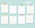 Weekly Metal Planner Board  Personalised Dry Wipe Whiteboard To Do List Notes