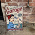 Welcome To Garage Metal Sign Plaque