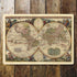 World Map Vintage - Metal Travel Wall Sign (1)